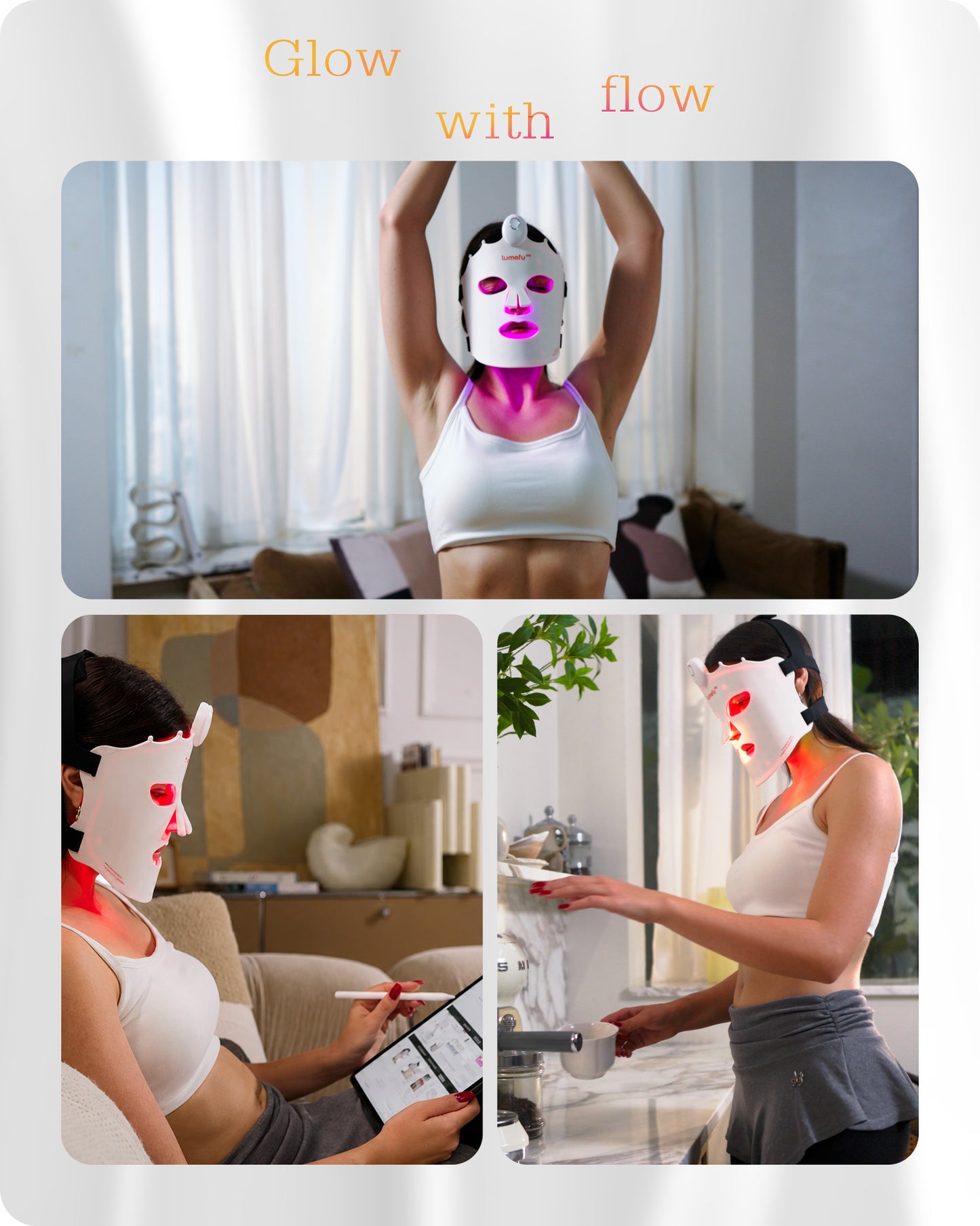 Lumefu Nimbus PRO 6-in-1 Multi-Zone Light Therapy Mask